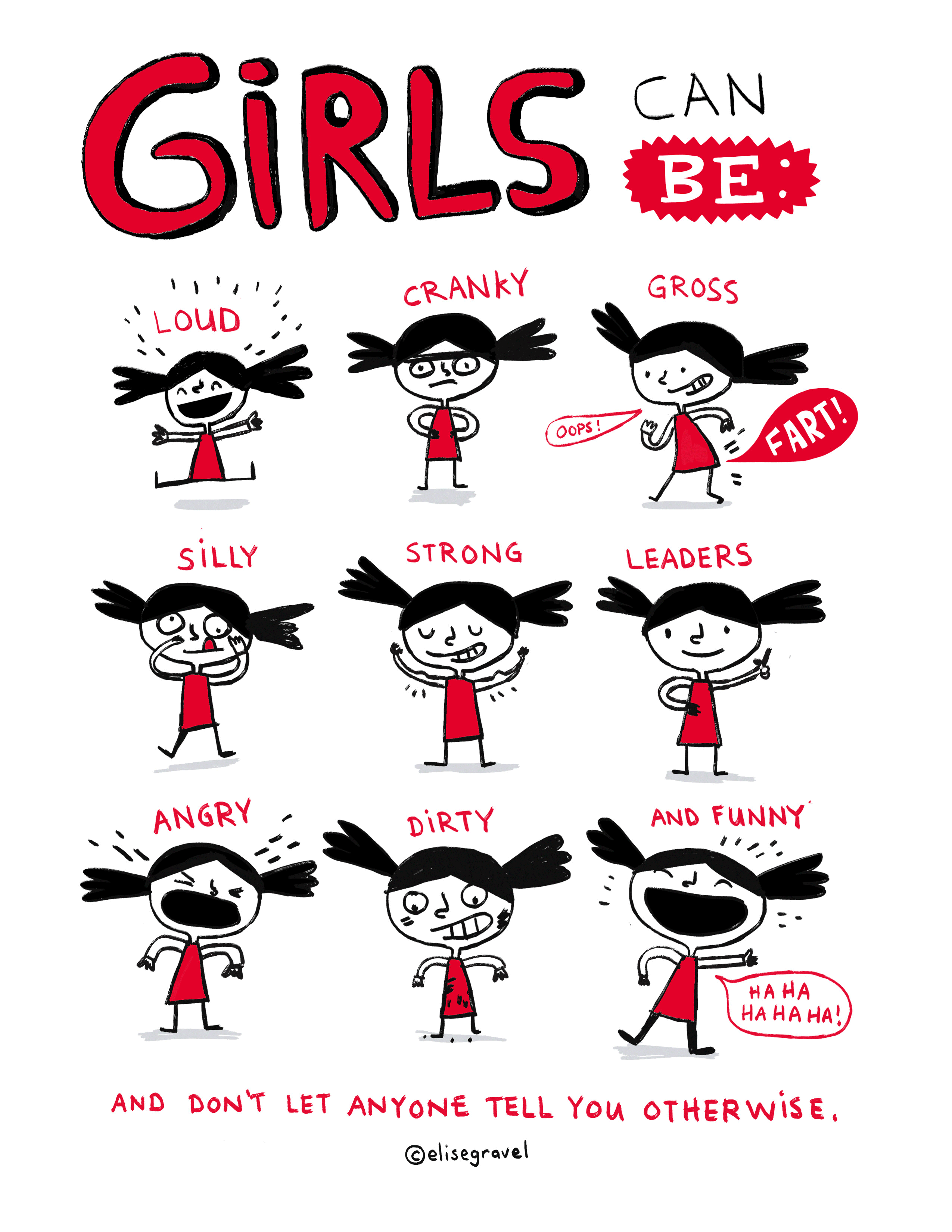 Elise Gravel · Girls Can Be